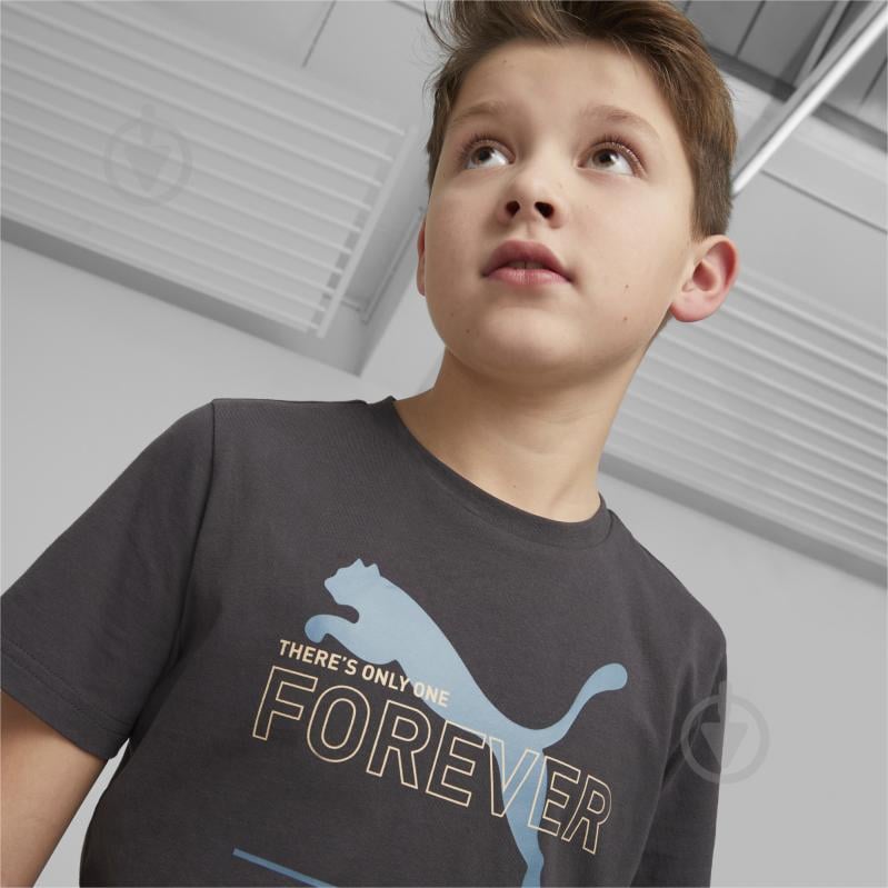 Футболка Puma ESS BETTER GRAPHIC TEE KIDS 67365875 р.140 чорний - фото 4