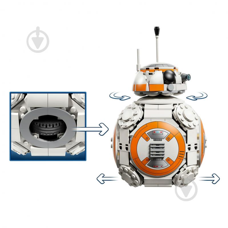 Конструктор LEGO Star Wars Дроид-астромеханик BB-8™ 75452 - фото 6