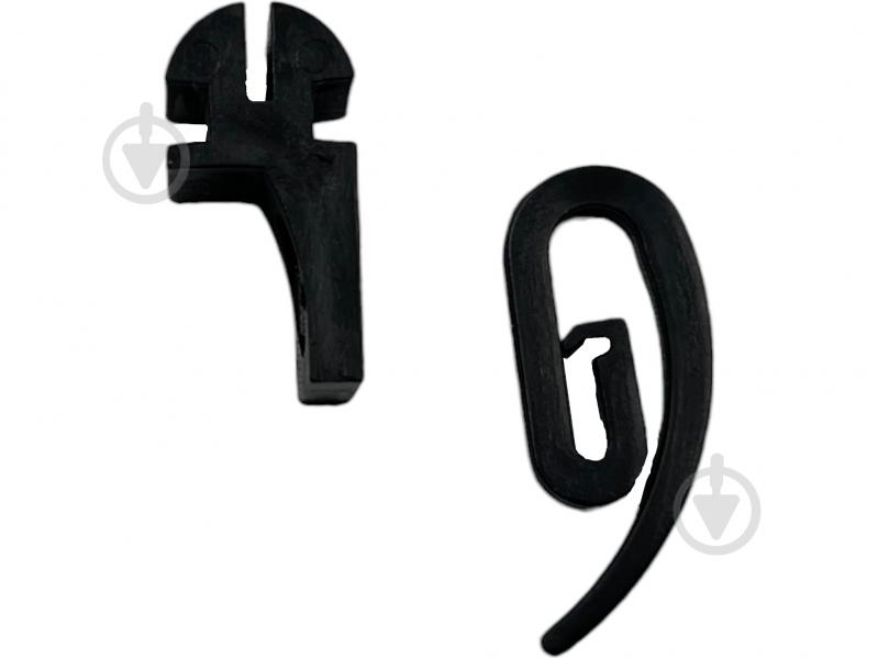 Комплект карниза Quadrum G-TECH одинарный 15/160 см черный/сталь с черными крючками - фото 2 Комплект карниза Quadrum G-TECH одинарный 15/160 см черный/сталь с черными крючками - фото 2