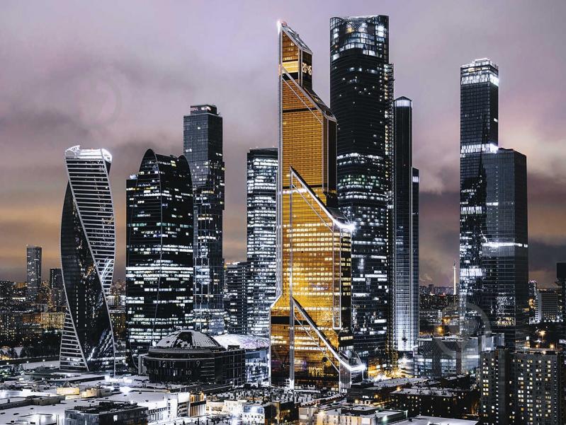 Картина Небоскреб 113x85 см Styler CA-12200 - фото 1 Картина Небоскреб 113x85 см Styler CA-12200 - фото 1