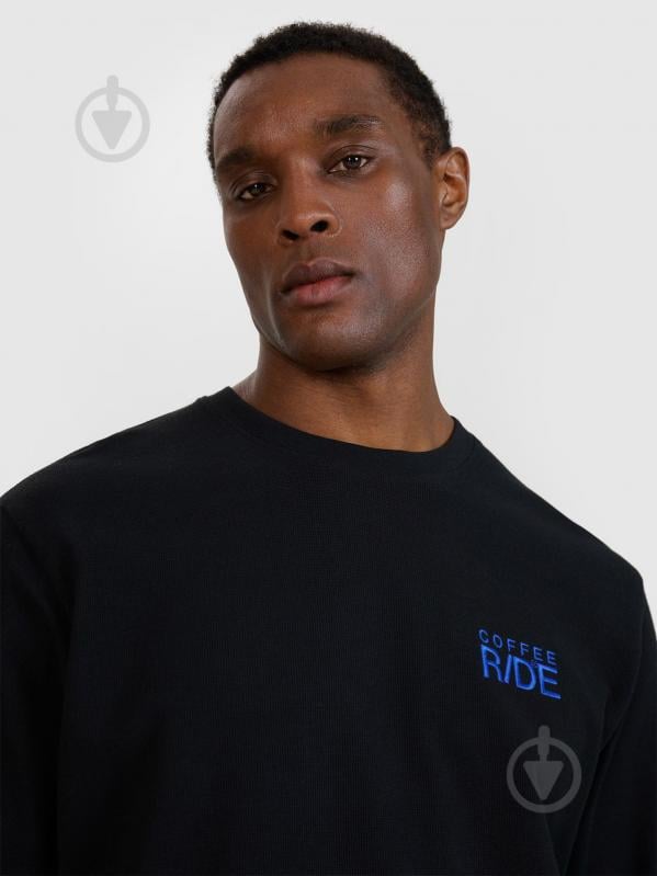 Футболка 4F LONGSLEEVE M390 4FWSS25TLONM390-20S р.S чорний - фото 4 Футболка 4F LONGSLEEVE M390 4FWSS25TLONM390-20S р.S чорний - фото 4