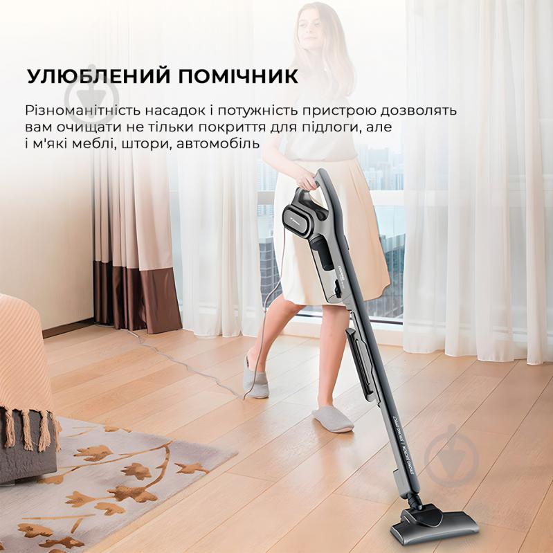 Пылесос Deerma Stick Vacuum Cleaner Cord DX700S grey - фото 2