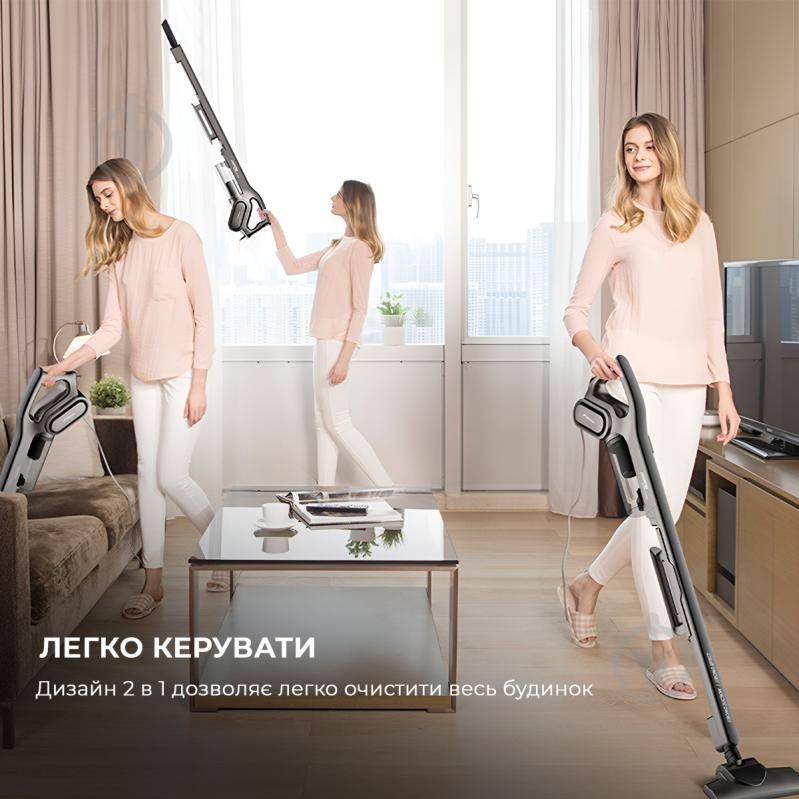 Пылесос Deerma Stick Vacuum Cleaner Cord DX700S grey - фото 11