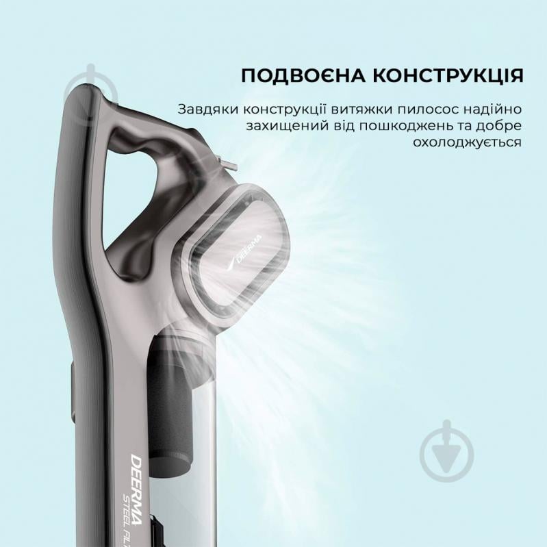 Пылесос Deerma Stick Vacuum Cleaner Cord DX700S grey - фото 6