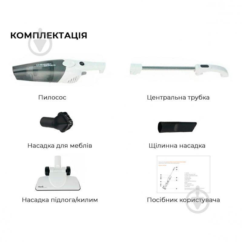 Пилосос Deerma Corded Hand Stick Vacuum Cleaner DX118C - фото 10