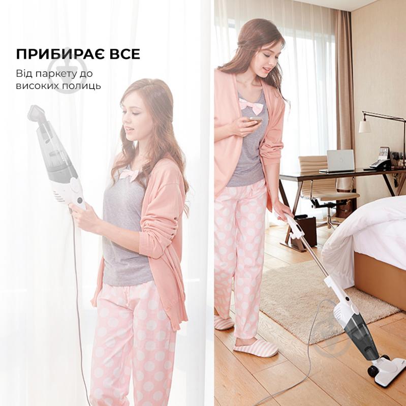 Пилосос Deerma Corded Hand Stick Vacuum Cleaner DX118C - фото 6