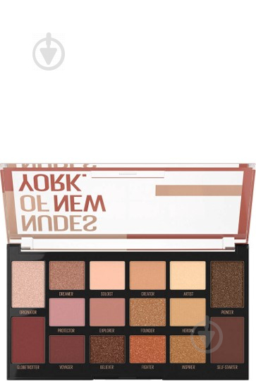 Тени для век Maybelline New York Nudes of New York 16 оттенков 18 г - фото 2