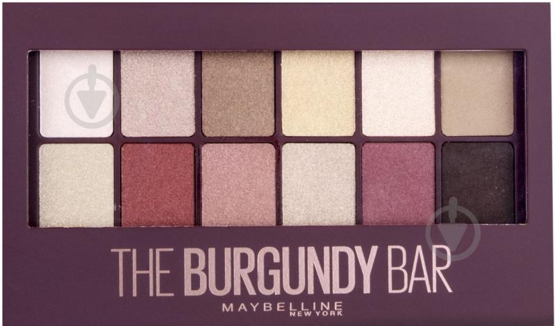 Тени для век Maybelline New York The Burgundy Bar 9,6 г - фото 1