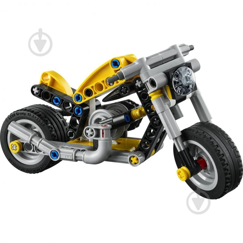 Конструктор LEGO Technic Желтый мотоцикл 42225 - фото 3