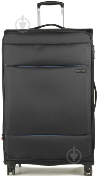 Чемодан Rock Deluxe-Lite (M) 76 л черный TR-0161-BL-M - фото 1