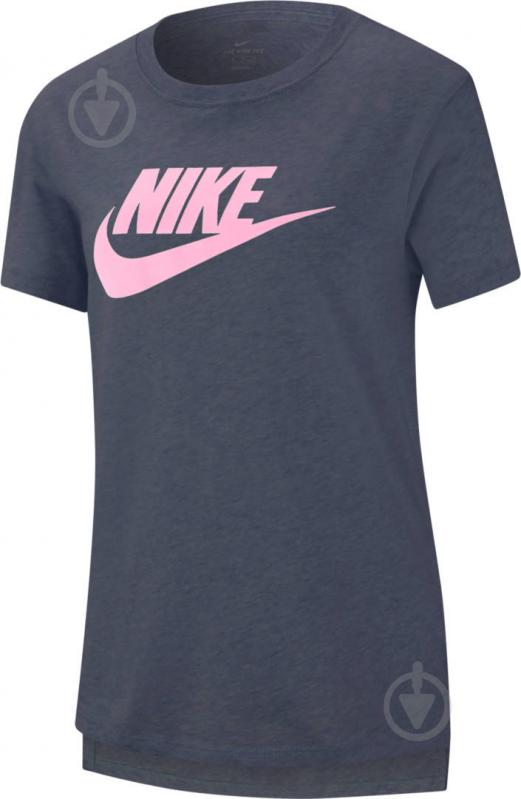 Футболка Nike G NSW TEE DPTL BASIC FUTURA AR5088-092 р.L сірий - фото 1