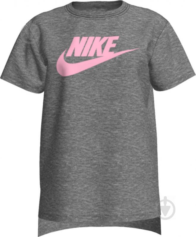 Футболка Nike G NSW TEE DPTL BASIC FUTURA AR5088-092 р.L сірий - фото 3