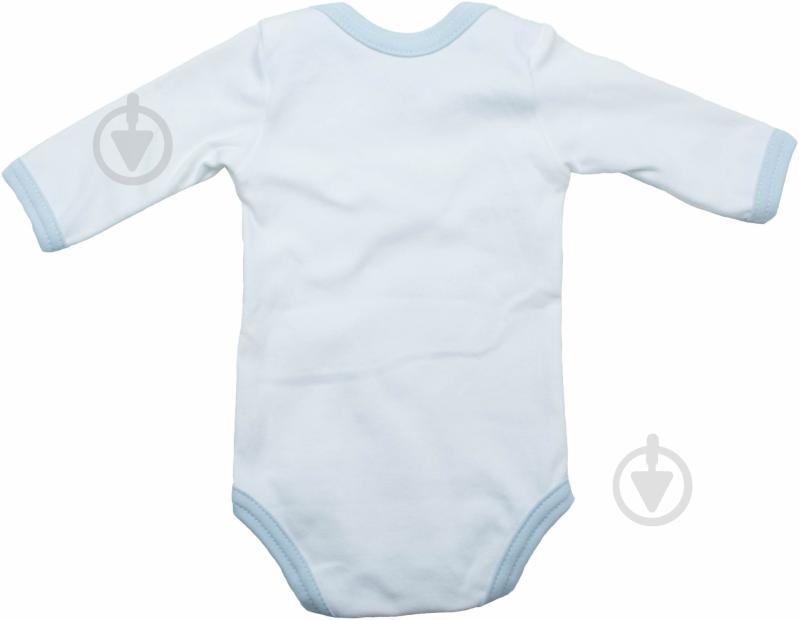 Боди Sweet baby Кроха лодочка р.80 белый с голубым 012.548.1б - фото 2
