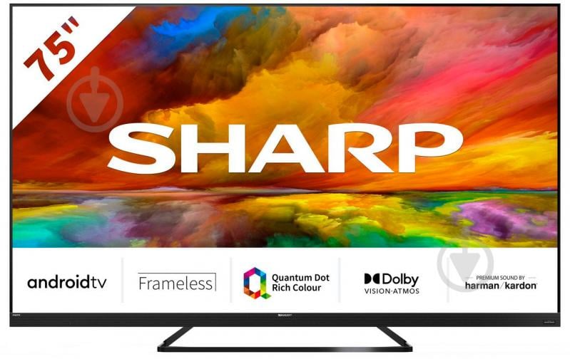 Телевізор Sharp 4T-C75EQ3EM2AG - фото 1