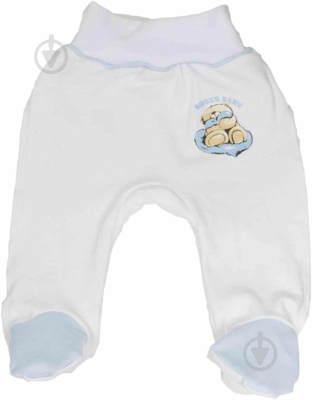 Ползунки Sweet baby 62 белый с голубым 013,545,1б - фото 1