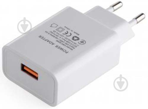 Зарядний пристрій Vinga QC3.0 Quick Wall Charger 1xUSB 18W Max - фото 2