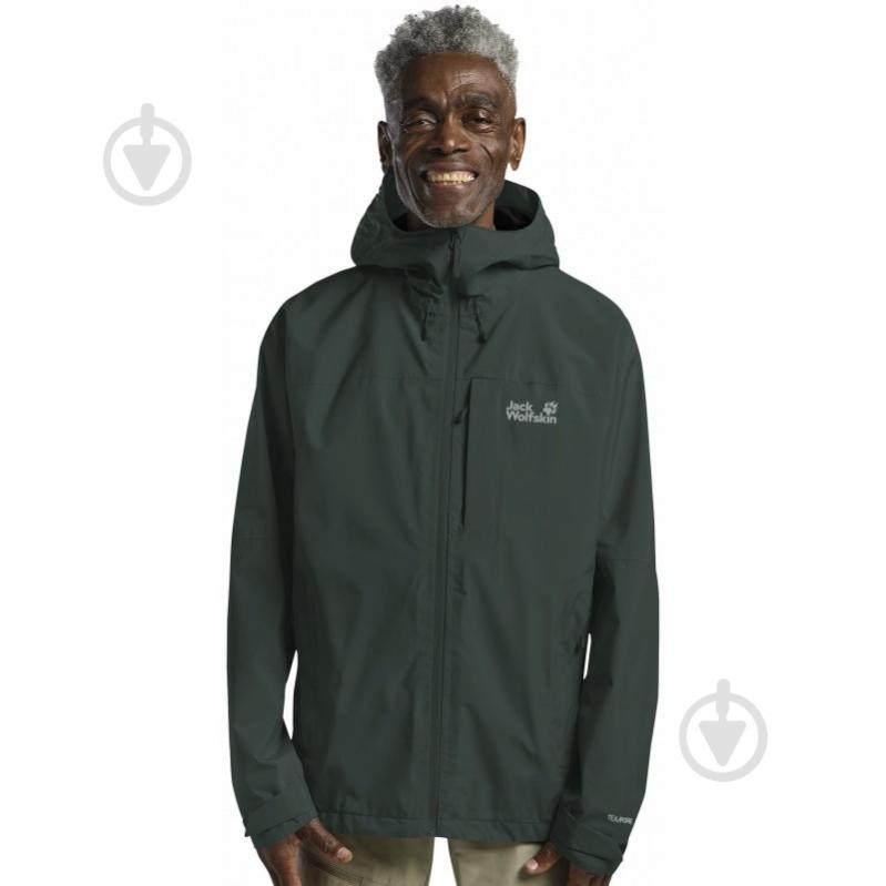Вітрівка чоловіча весняна Jack Wolfskin A63900_E0271 р.2XL зелений - фото 1