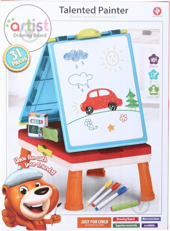 Игрушка Artist мольберт двусторонний 050-16 - фото 3