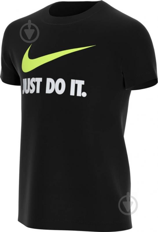 Футболка Nike B NSW TEE JDI SWOOSH AR5249-014 р.S черный - фото 3