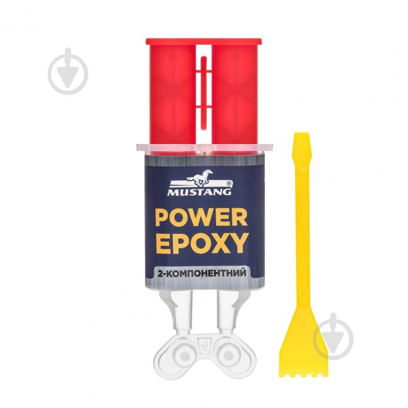 Клей эпоксидный Mustang двухкомпонентный шприц 8 г - фото 2