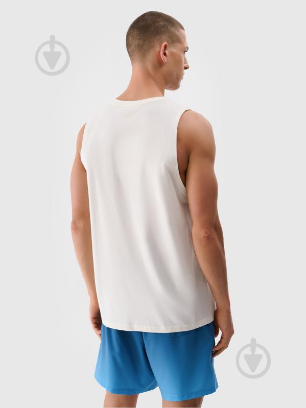 Футболка 4F SLEEVELESS M123 4FWSS25TSLEM123-11S р.XL білий - фото 4 Футболка 4F SLEEVELESS M123 4FWSS25TSLEM123-11S р.XL білий - фото 4