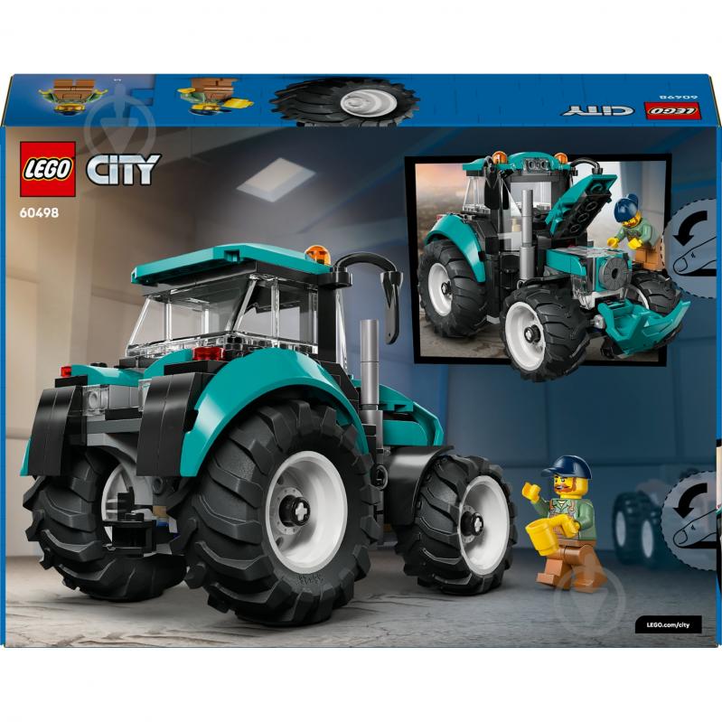 Конструктор LEGO City Трактор 60498 - фото 2 Конструктор LEGO City Трактор 60498 - фото 2