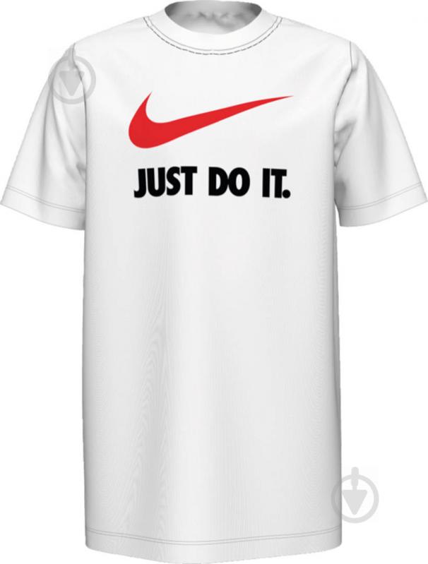 Футболка Nike B NSW TEE JDI SWOOSH AR5249-100 р.XS білий - фото 3