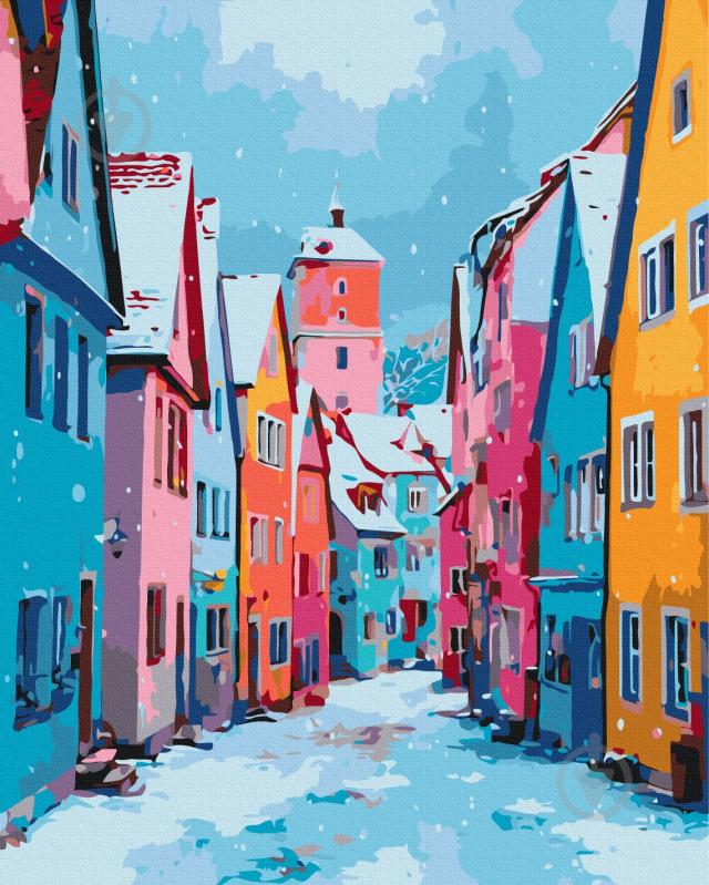 Картина по номерам Цветная зима 40x50 см Brushme - фото 1