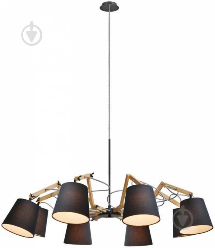 Люстра підвісна Arte Lamp Lamp Pinoccio 8xE14 чорний A5700LM-8BK - фото 1