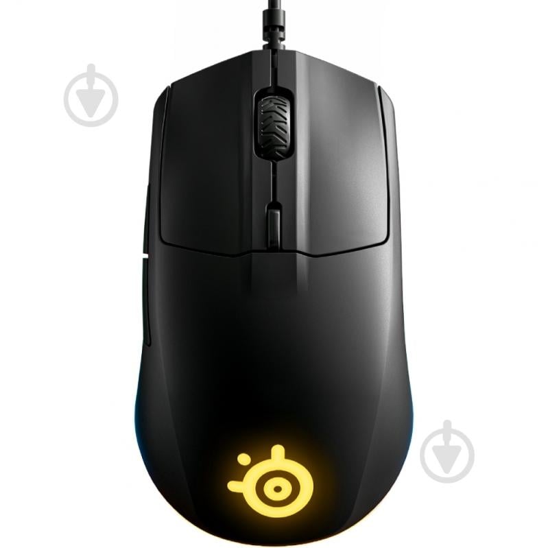 Мышь SteelSeries Rival 3 Gen 2 RGB black (62515) - фото 1