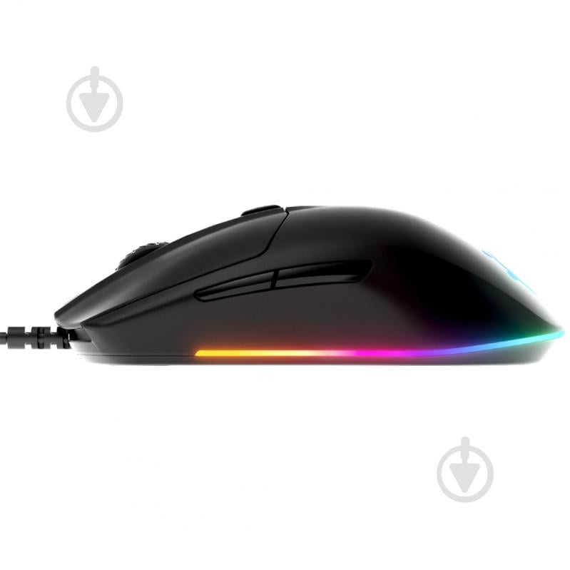 Мышь SteelSeries Rival 3 Gen 2 RGB black (62515) - фото 2