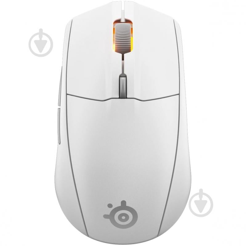 Мышь SteelSeries Rival 3 Gen 2 Wireless RGB white (62524) - фото 1
