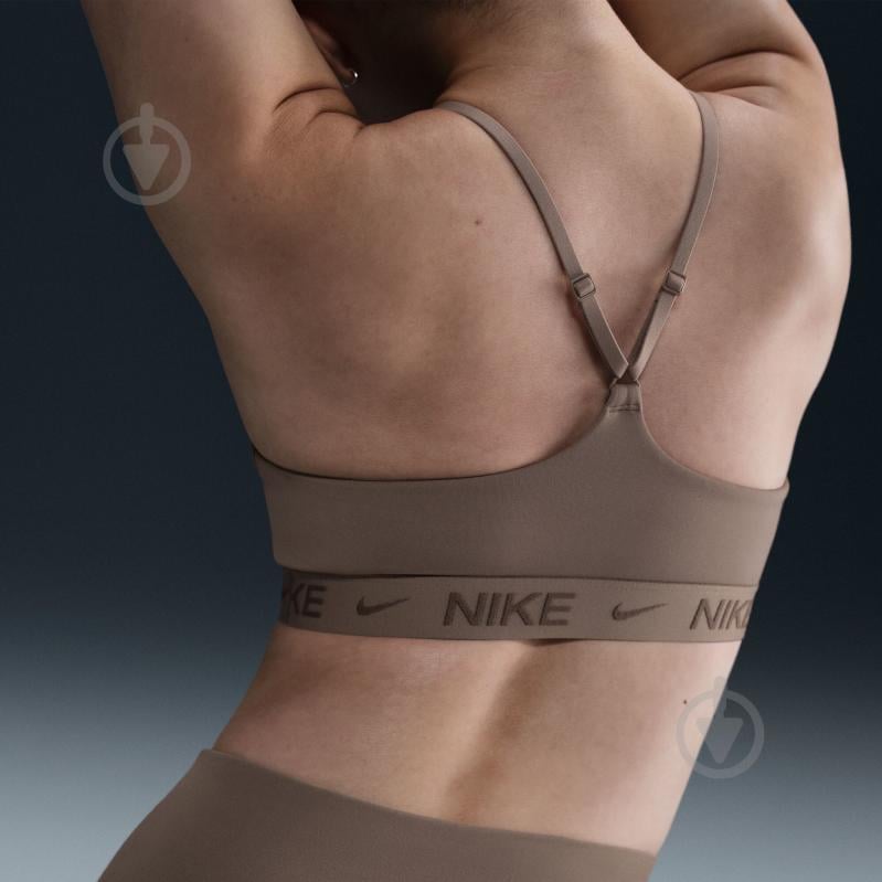 Бра Nike W NK DF INDY LGT SPT BRA FD1062-233 р.L коричневый - фото 10