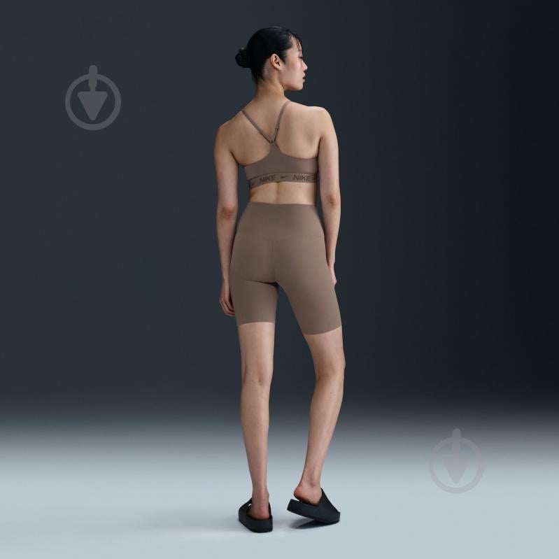 Бра Nike W NK DF INDY LGT SPT BRA FD1062-233 р.L коричневый - фото 7
