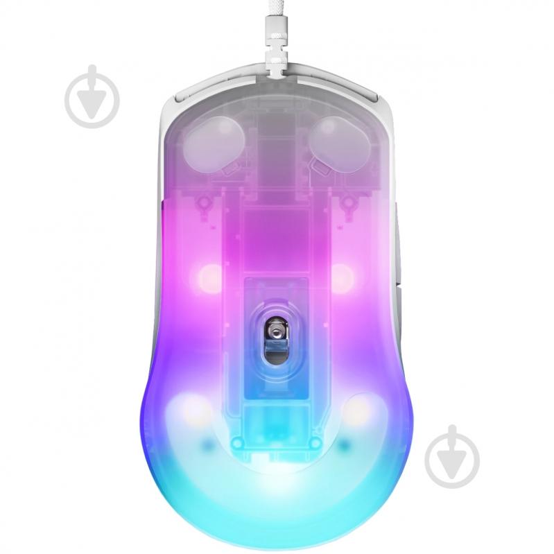 Мышь SteelSeries Rival 3 Gen 2 RGB white (62516) - фото 4