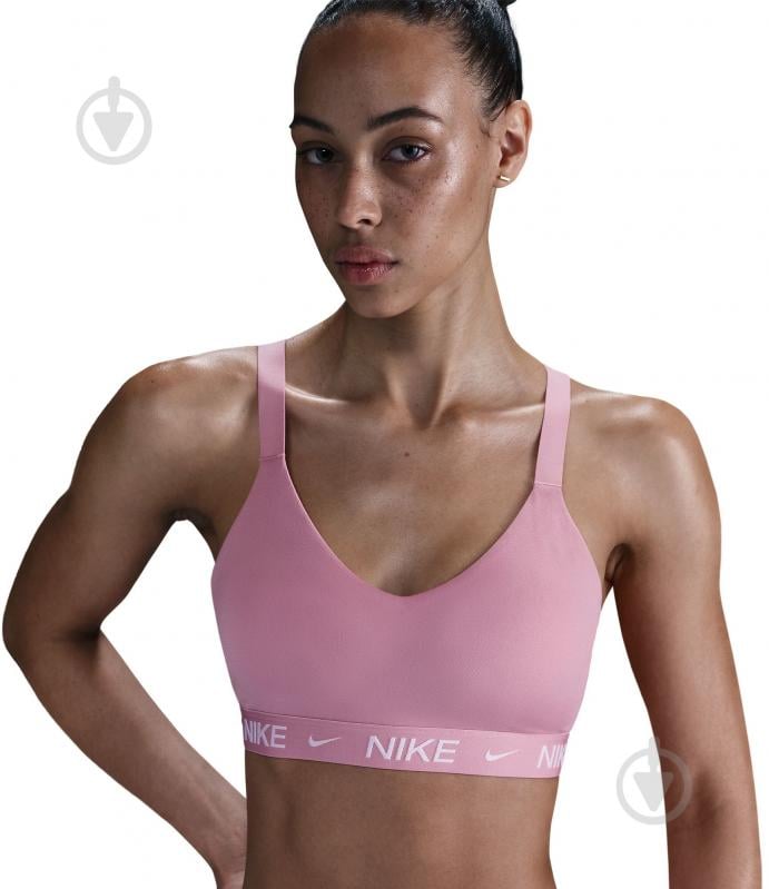 Бра Nike W NK DF INDY MED SPT BRA FD1065-699 р.L розовый - фото 4 Бра Nike W NK DF INDY MED SPT BRA FD1065-699 р.L розовый - фото 4