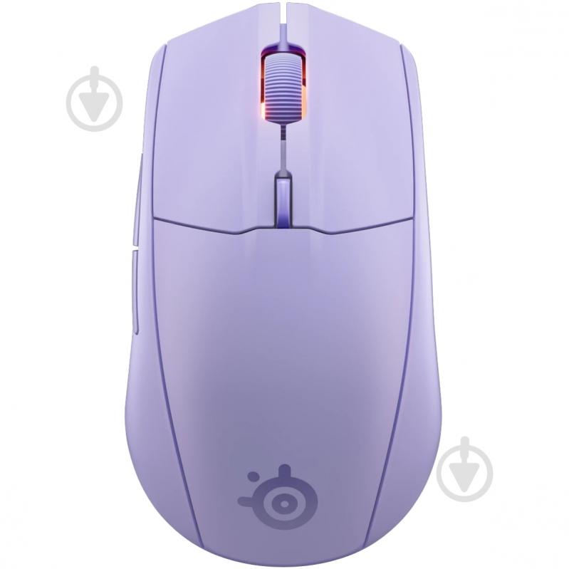 Мышь SteelSeries Rival 3 Gen 2 Wireless RGB lavander (62525) - фото 1