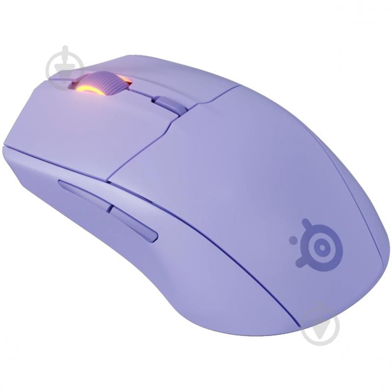 Мышь SteelSeries Rival 3 Gen 2 Wireless RGB lavander (62525) - фото 2