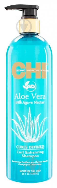 Шампунь CHI Aloe Vera Curl Enhancing для вьющихся волос 739 мл - фото 1