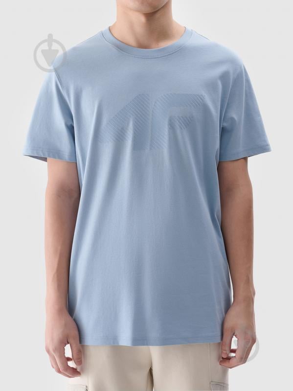 Футболка 4F TSHIRT M2075 4FWSS25TTSHM2075-34S р.XL голубой - фото 5 Футболка 4F TSHIRT M2075 4FWSS25TTSHM2075-34S р.XL голубой - фото 5