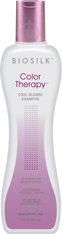 Шампунь Biosilk Cool Blonde безсульфатний для захисту кольору 355 мл - фото 1