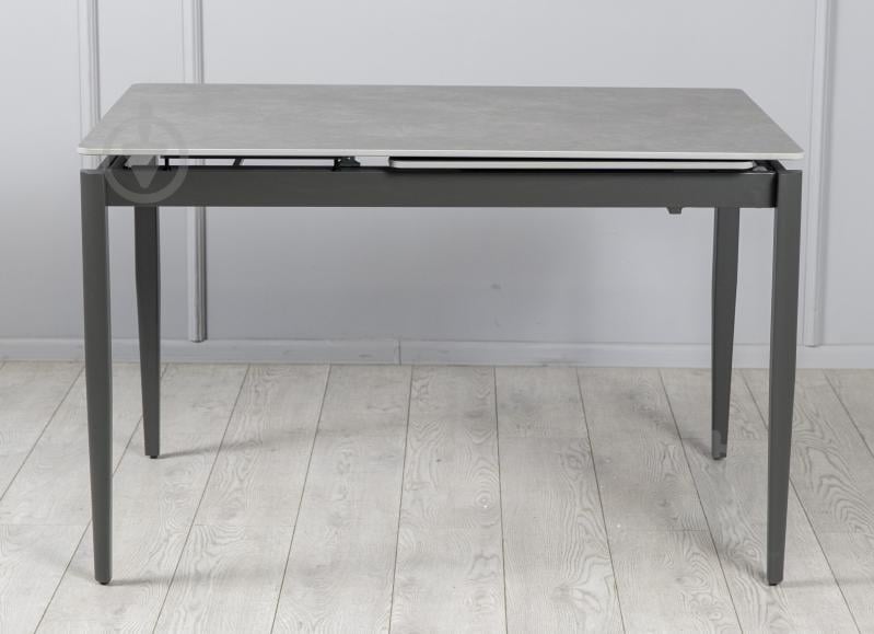 Стіл обідній Prestol Хіт 1200(1800)x800x750мм сірий/графіт - фото 2 Стіл обідній Prestol Хіт 1200(1800)x800x750мм сірий/графіт - фото 2