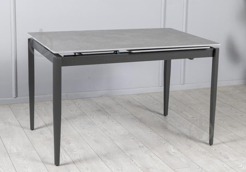 Стіл обідній Prestol Хіт 1200(1800)x800x750мм сірий/графіт - фото 3 Стіл обідній Prestol Хіт 1200(1800)x800x750мм сірий/графіт - фото 3