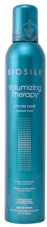 Піна для волосся Biosilk Volumizing Therapy FOAM VOLUM 360 мл - фото 1