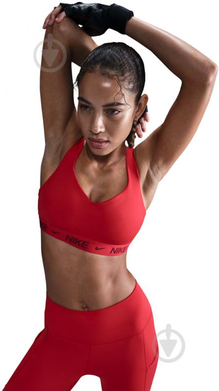 Бра Nike W NK DF INDY HGH SPT BRA FD1068-657 р.M красный - фото 4