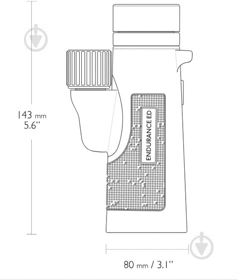 Монокуляр Hawke Endurance ED 10x42 (Green) 36321 - фото 5