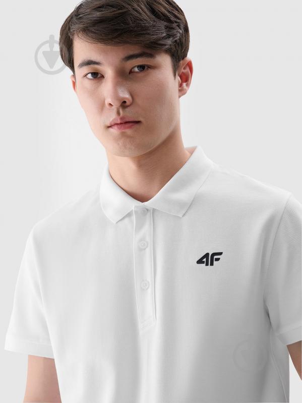 Поло 4F POLO SHIRT M366 4FWMM00TPTSM366-10S р.XL белый - фото 2 Поло 4F POLO SHIRT M366 4FWMM00TPTSM366-10S р.XL белый - фото 2