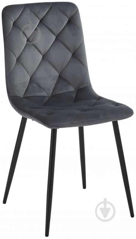 Стул Fly FS15 Grey-40 серый / черный - фото 1