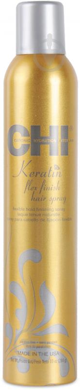 Лак для волос CHI Keratin FLEXIBLE HOLD HAIRSPRAY 284 мл - фото 1