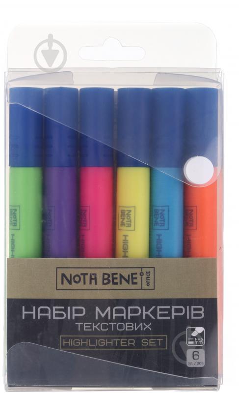 Набор маркеров текстовых Nota Bene 1-4,5 мм в пенале разноцветный - фото 5